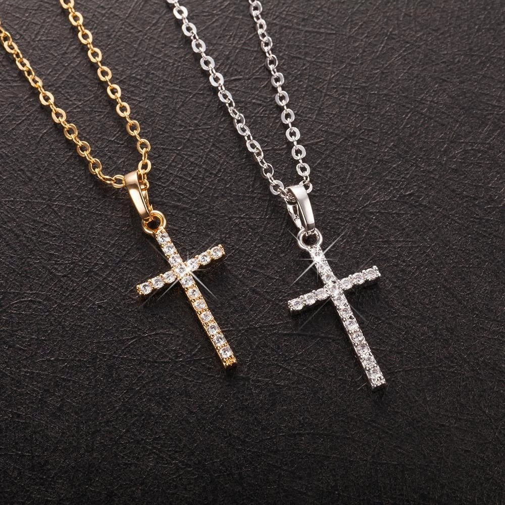 Collier de Croix Scintillante
