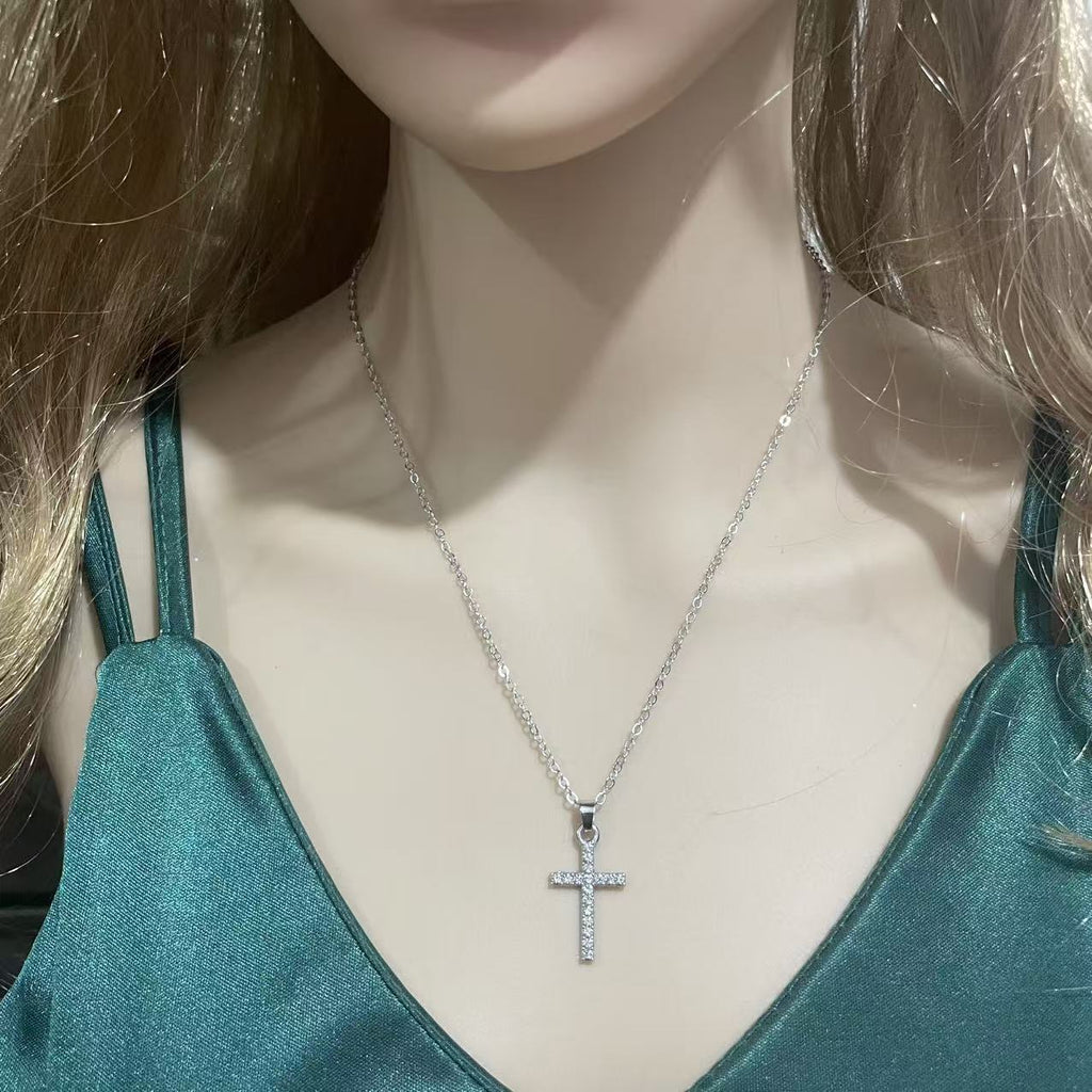 Collier de Croix Scintillante