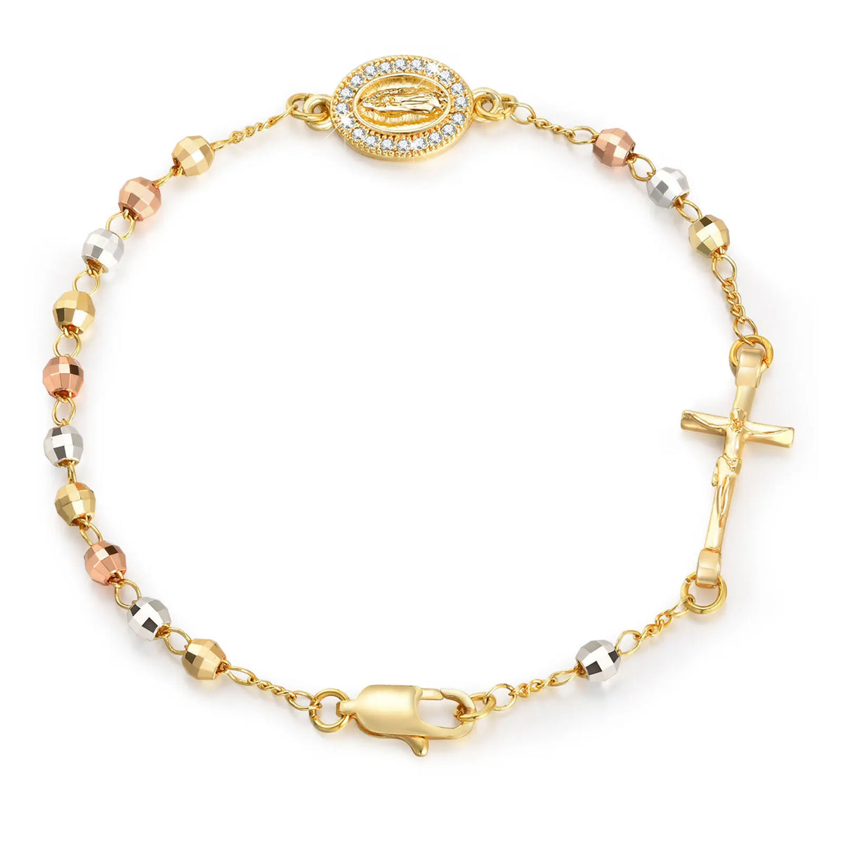 Bracelet Vierge Marie Doré – 10 Modèles Chapelet & Médaille