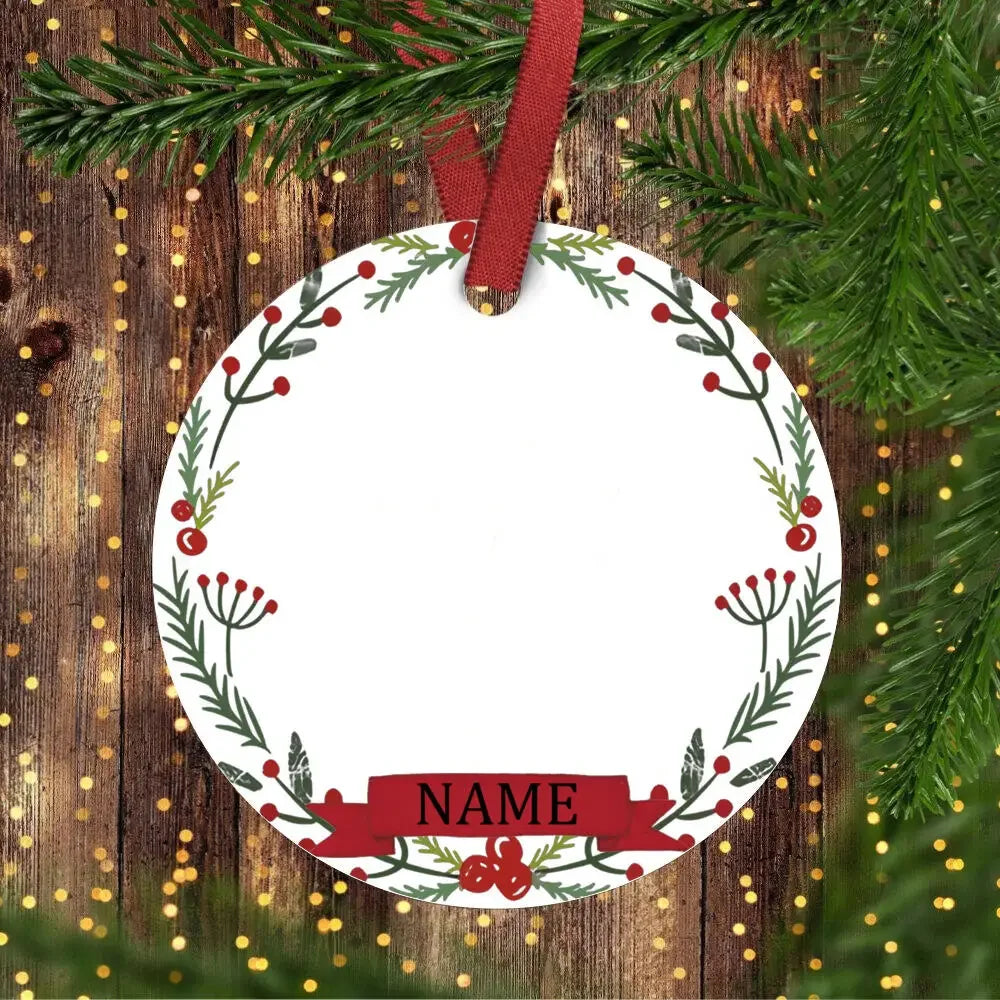 Boule de Noël Premier Noël de Bébé – Photo & Prénom Personnalisés