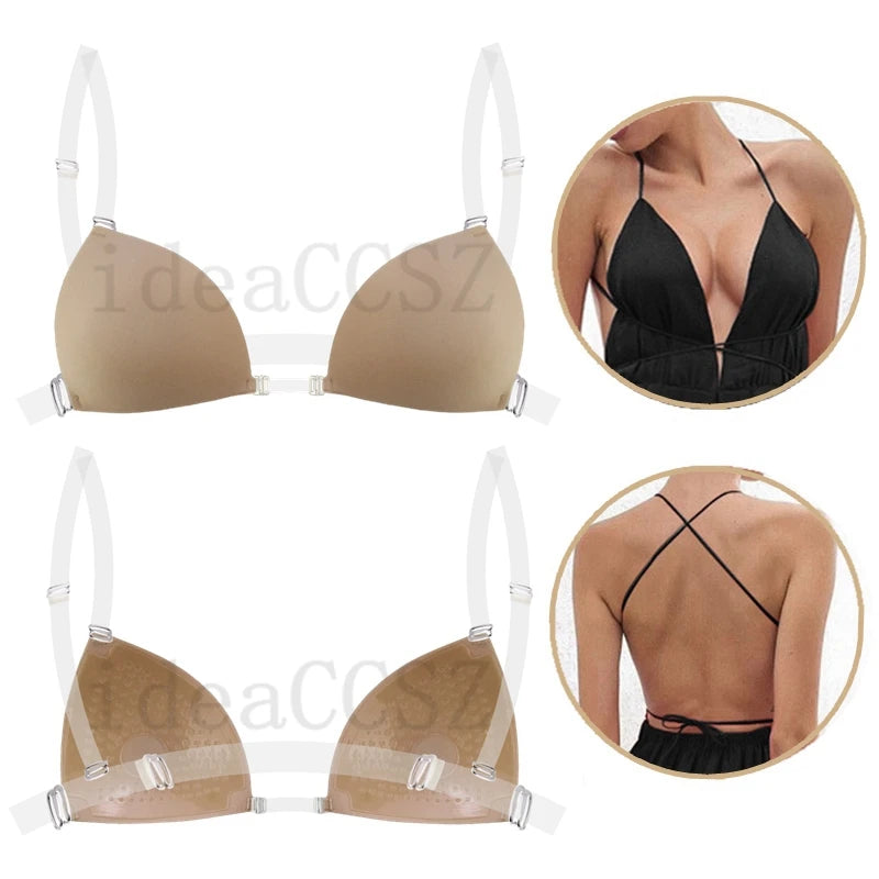 Soutien-gorge Adhésif Invisible – Robe Dos Nu & Décolleté Plongeant