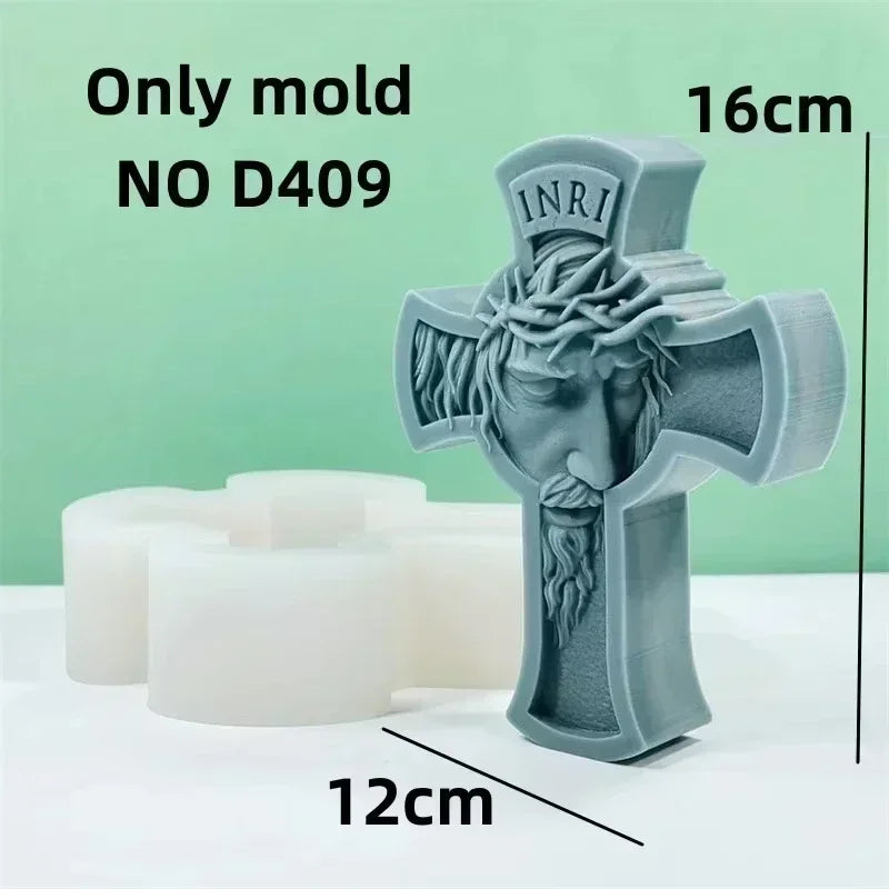 Moules en Silicone Religieux – Vierge, Sainte Famille & Christ