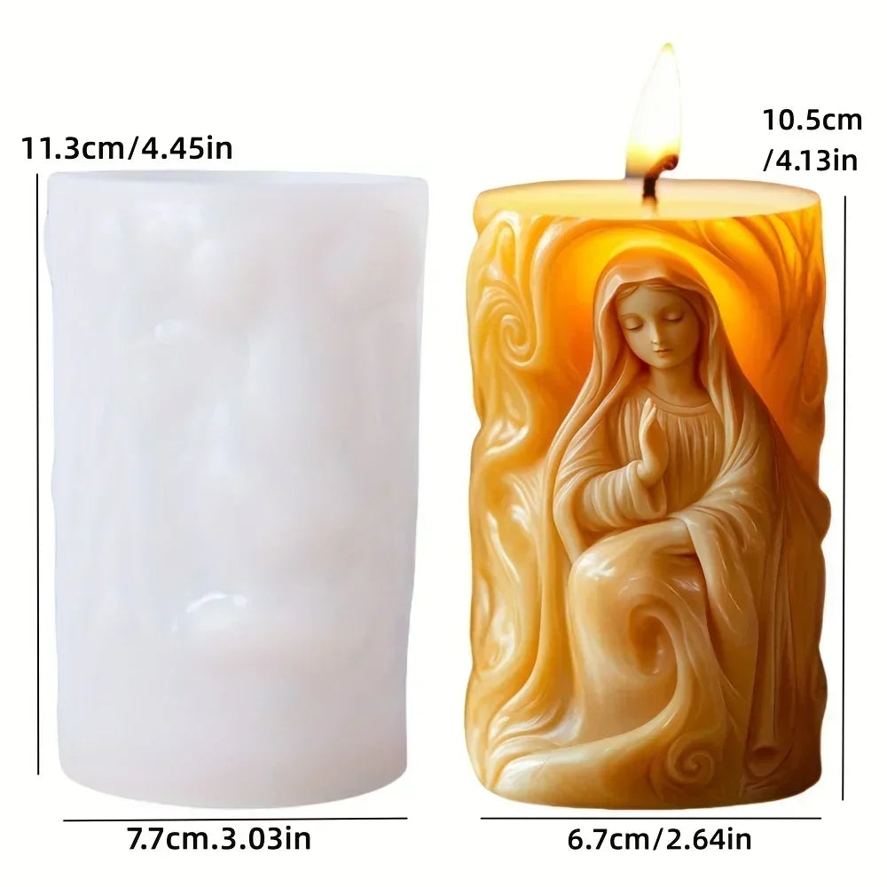 Moules en Silicone Religieux – Vierge, Sainte Famille & Christ
