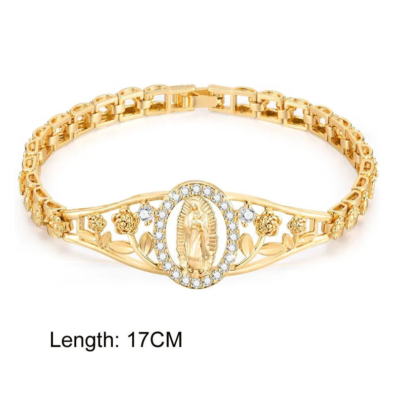 Bracelet Vierge Marie Doré – 10 Modèles Chapelet & Médaille