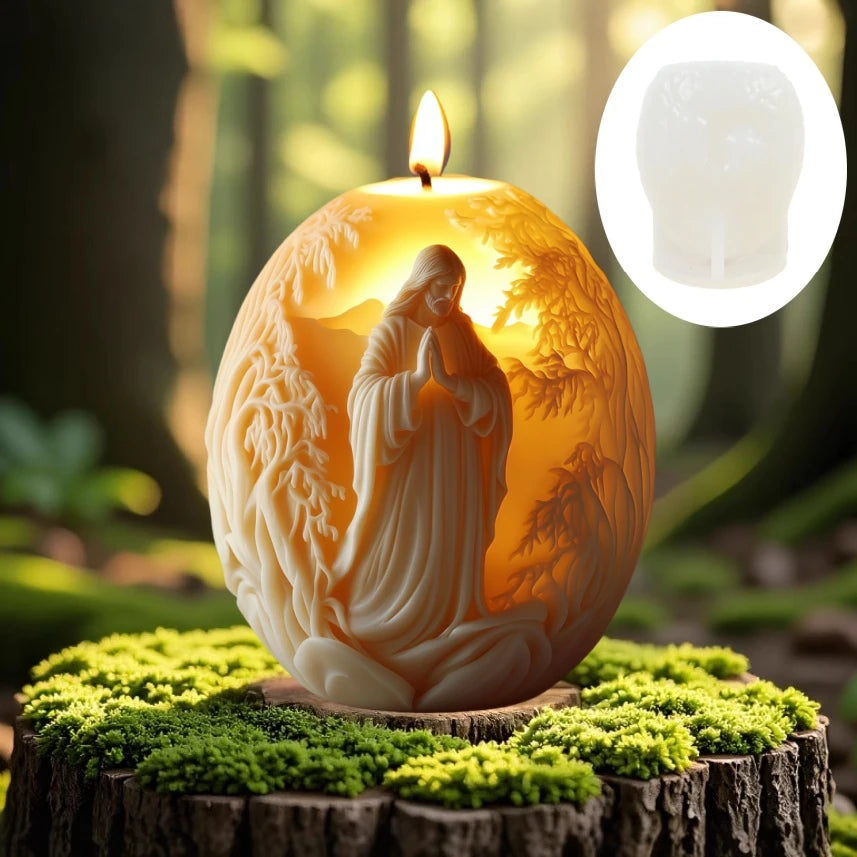 Moules en Silicone Religieux – Vierge, Sainte Famille & Christ