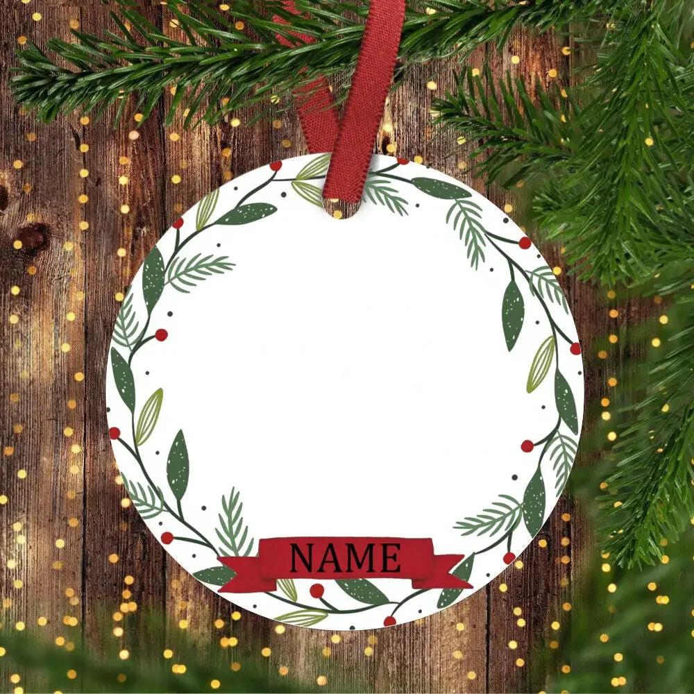 Boule de Noël Premier Noël de Bébé – Photo & Prénom Personnalisés