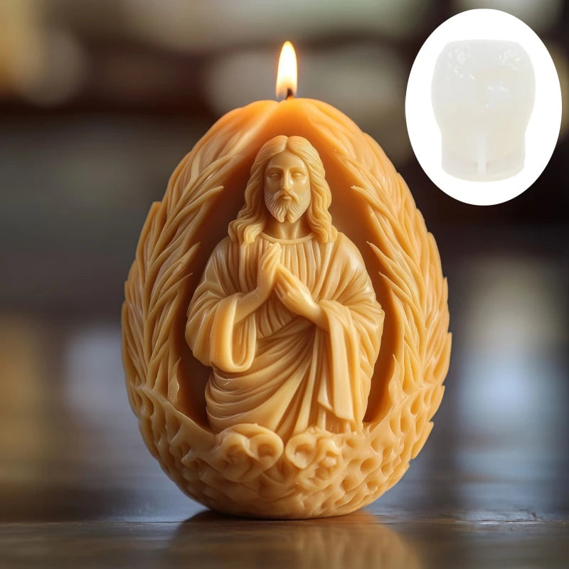 Moules en Silicone Religieux – Vierge, Sainte Famille & Christ