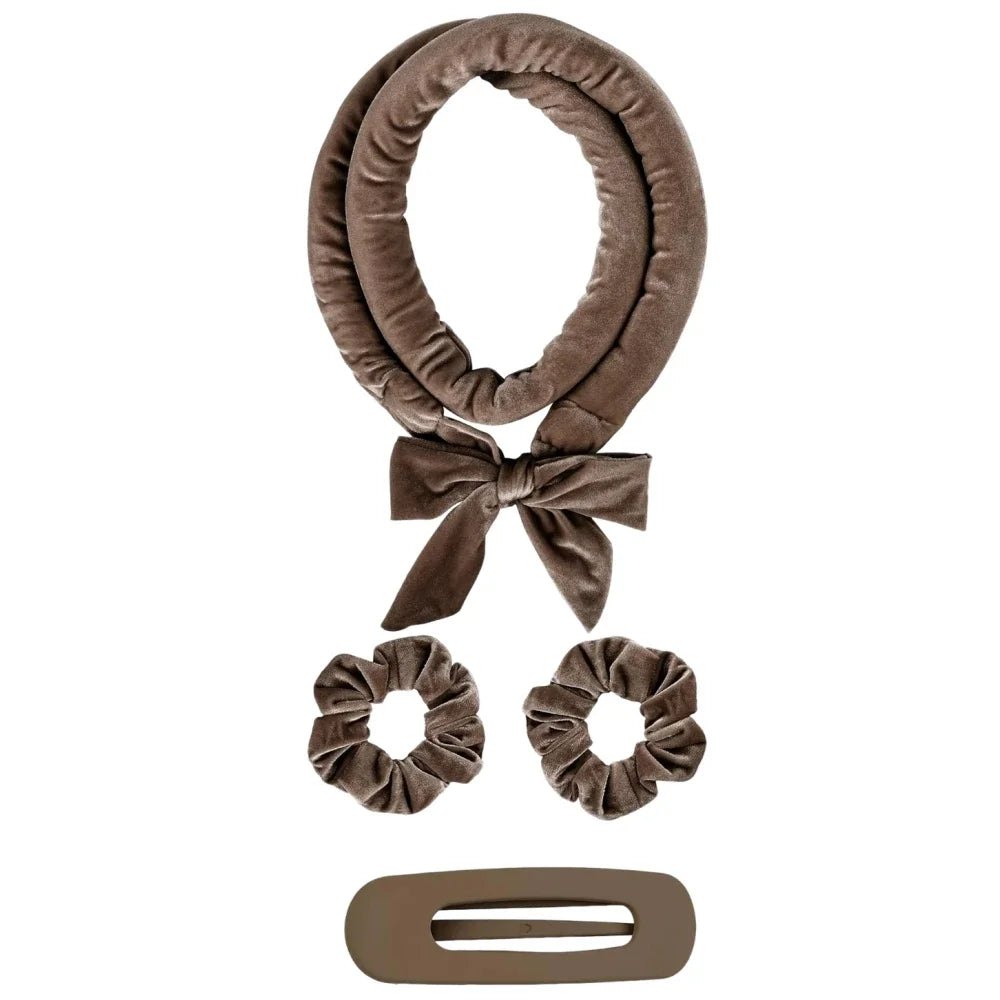Bigoudis Sans Chaleur en Satin – Boucles Naturelles pendant la Nuit