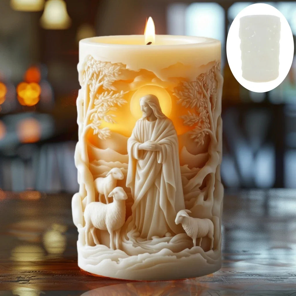 Moules en Silicone Religieux – Vierge, Sainte Famille & Christ