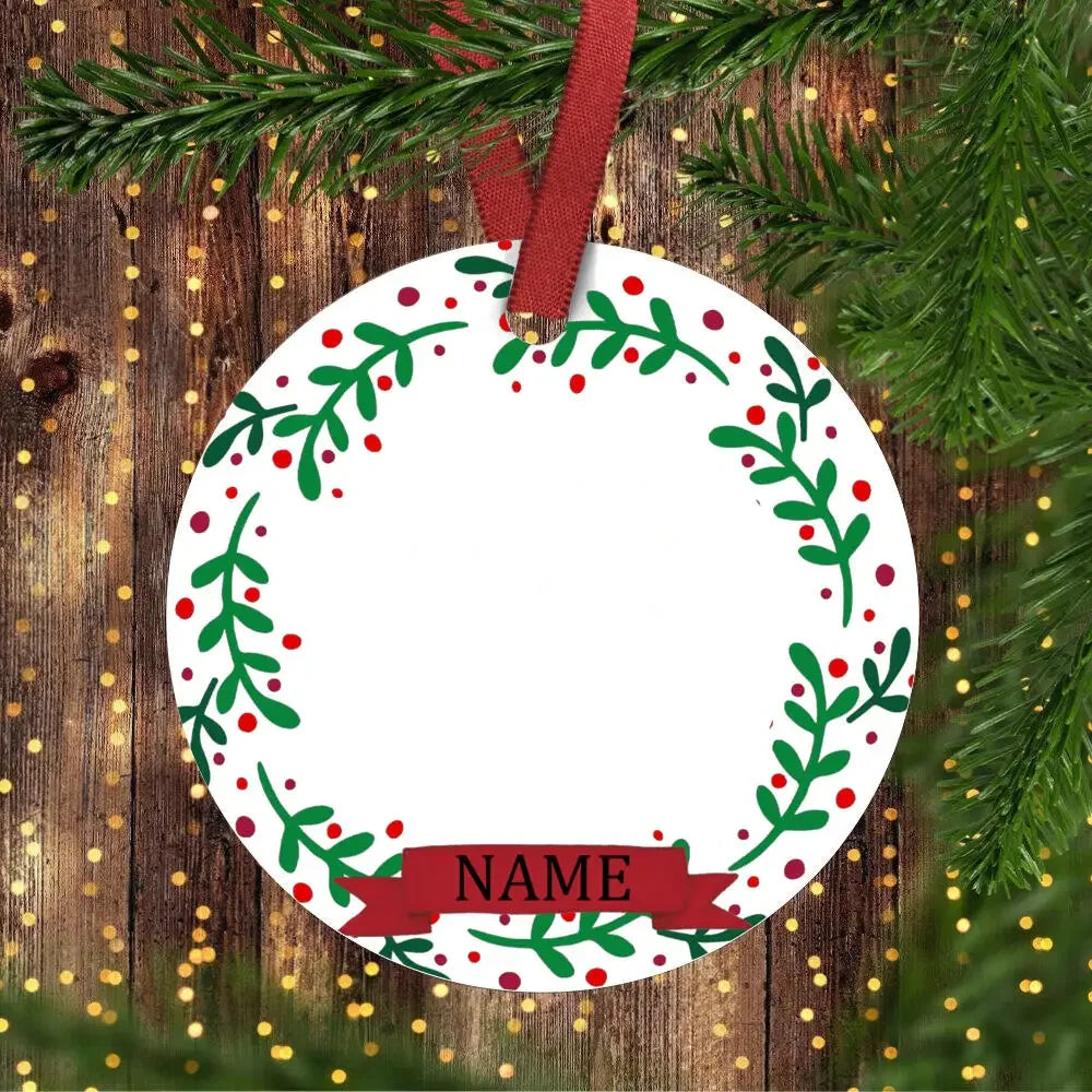 Boule de Noël Premier Noël de Bébé – Photo & Prénom Personnalisés