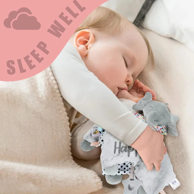 Doudou Lange Personnalisé au Prénom – Cadeau de Naissance