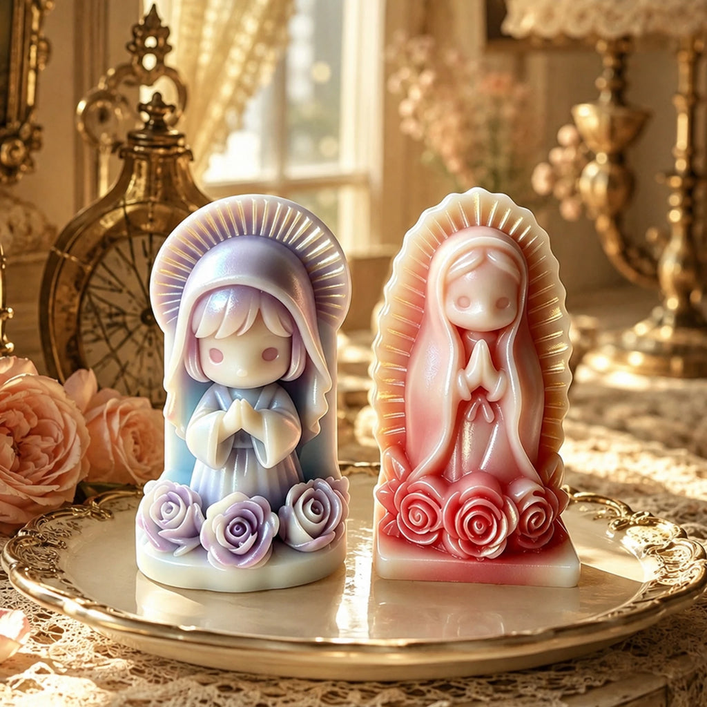 Moule en Silicone Petite Fille en Prière