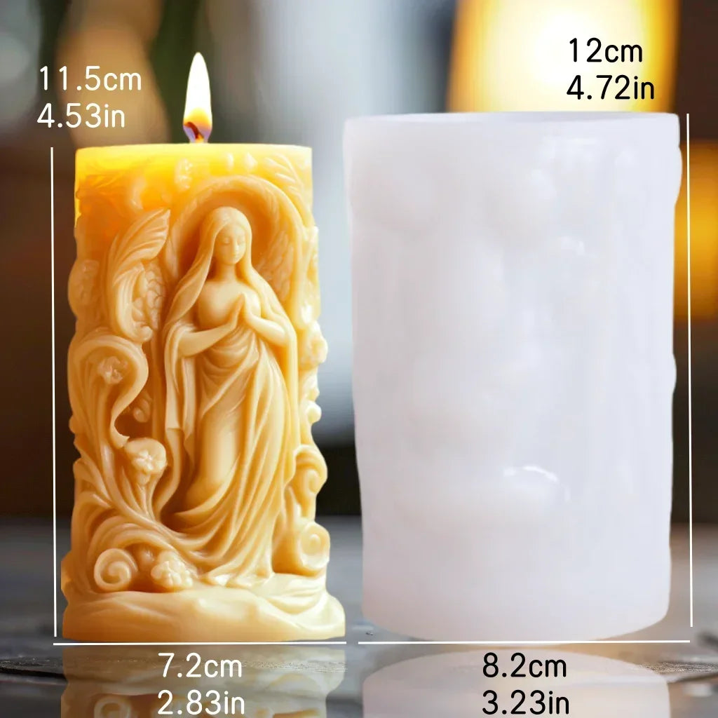 Moules en Silicone Religieux – Vierge, Sainte Famille & Christ