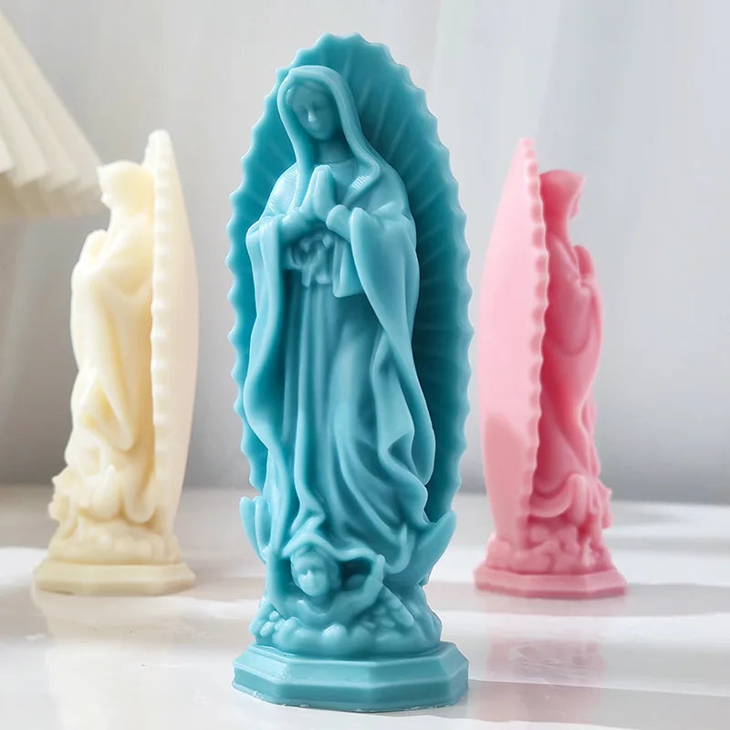 Moule en Silicone Vierge Marie en Prière