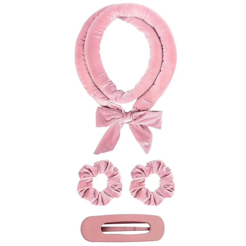 Bigoudis Sans Chaleur en Satin – Boucles Naturelles pendant la Nuit