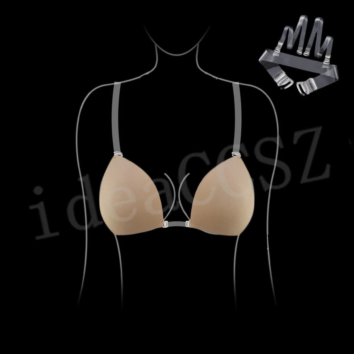Soutien-gorge Adhésif Invisible – Robe Dos Nu & Décolleté Plongeant