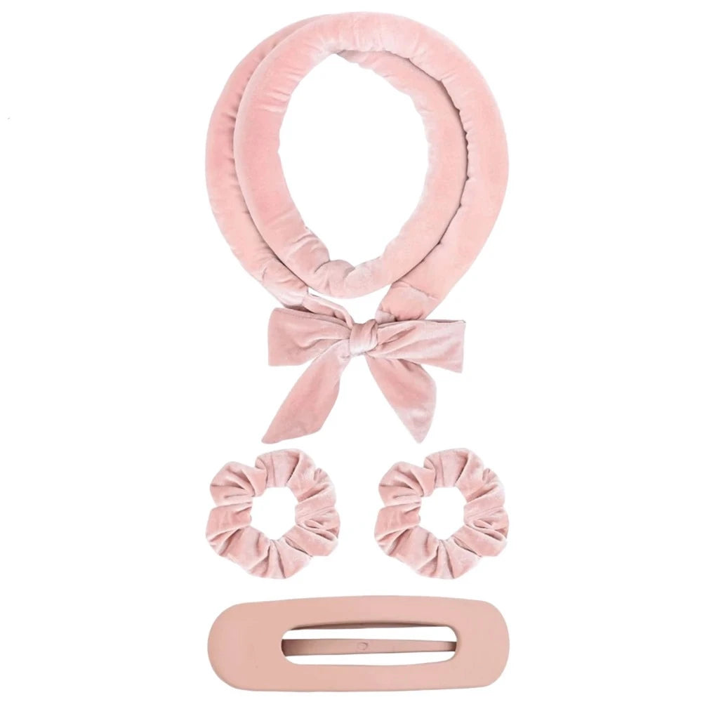 Bigoudis Sans Chaleur en Satin – Boucles Naturelles pendant la Nuit