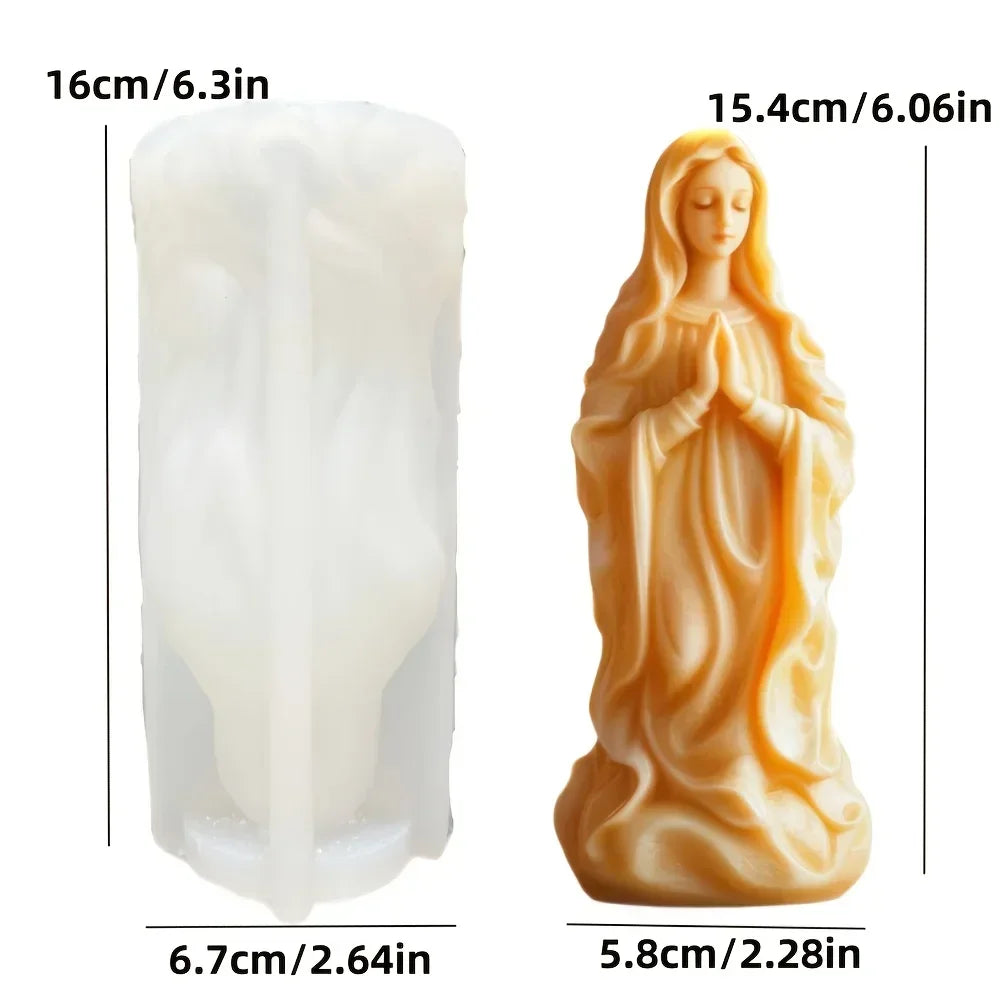 Moules en Silicone Religieux – Vierge, Sainte Famille & Christ