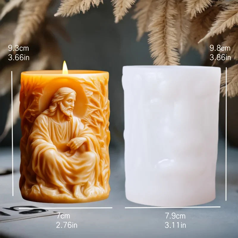 Moules en Silicone Religieux – Vierge, Sainte Famille & Christ