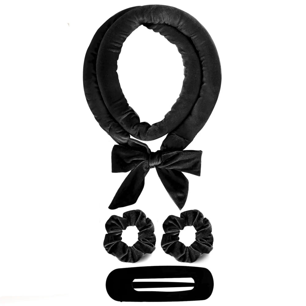 Bigoudis Sans Chaleur en Satin – Boucles Naturelles pendant la Nuit