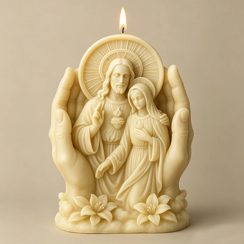 Moule en Silicone Mains Protectrices Sainte Famille