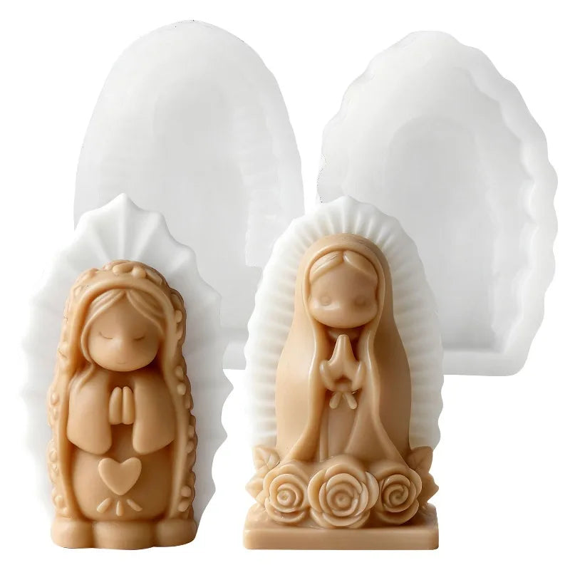 Moule en Silicone Petit Ange en Prière