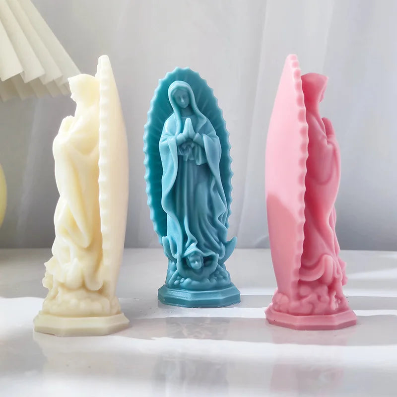 Moule en Silicone Vierge Marie en Prière