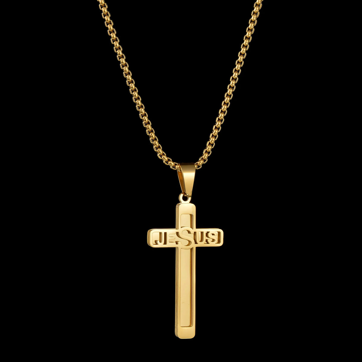 Collier Croix Personnalisé au Prénom – Cadeau de Baptême & Communion