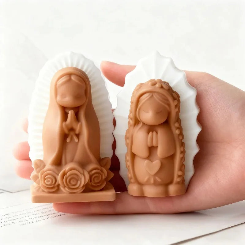 Moule en Silicone Petit Ange en Prière