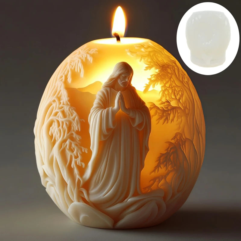 Moules en Silicone Religieux – Vierge, Sainte Famille & Christ