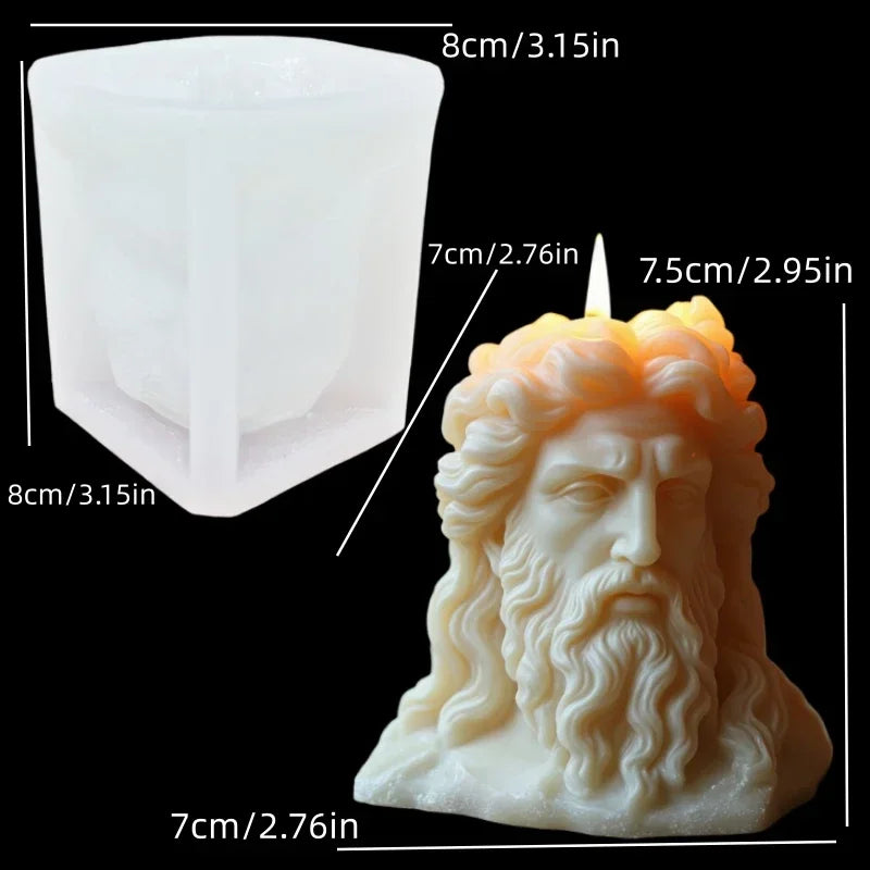 Moules en Silicone Religieux – Vierge, Sainte Famille & Christ