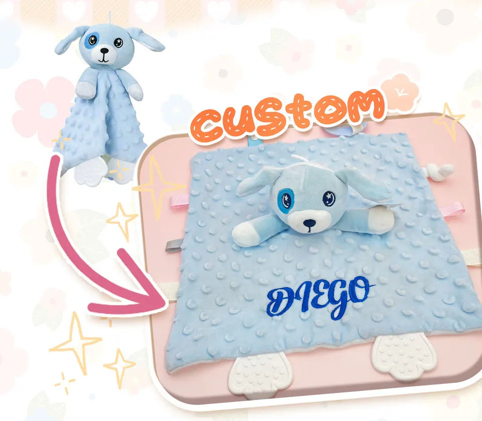 Couverture Bébé Personnalisée au Prénom – Plaid Minky tout Doux
