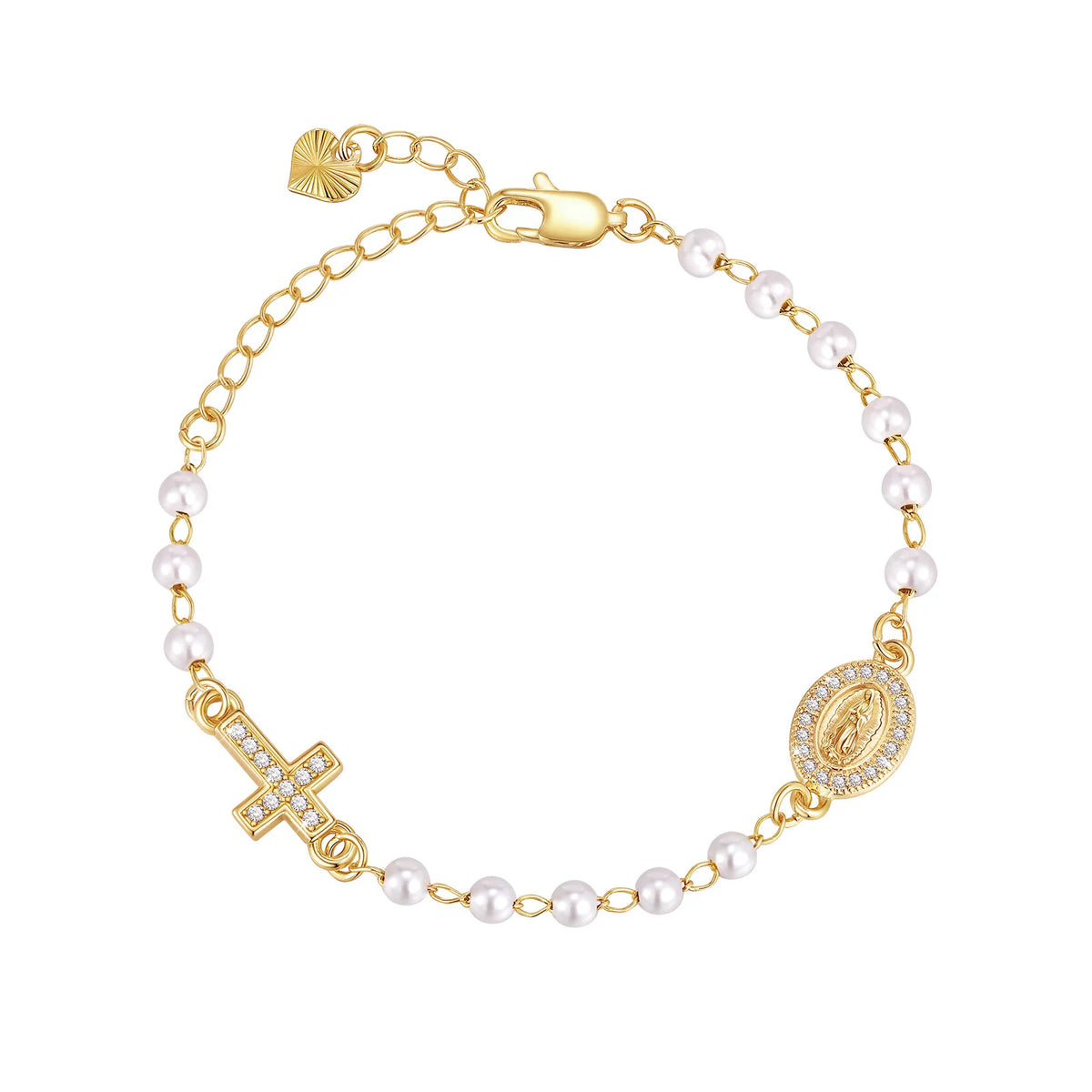 Bracelet Vierge Marie Doré – 10 Modèles Chapelet & Médaille