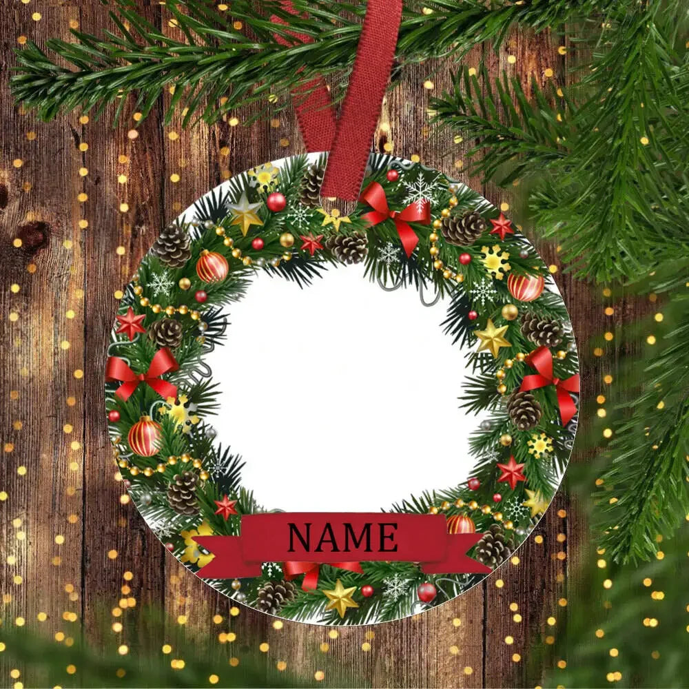 Boule de Noël Premier Noël de Bébé – Photo & Prénom Personnalisés