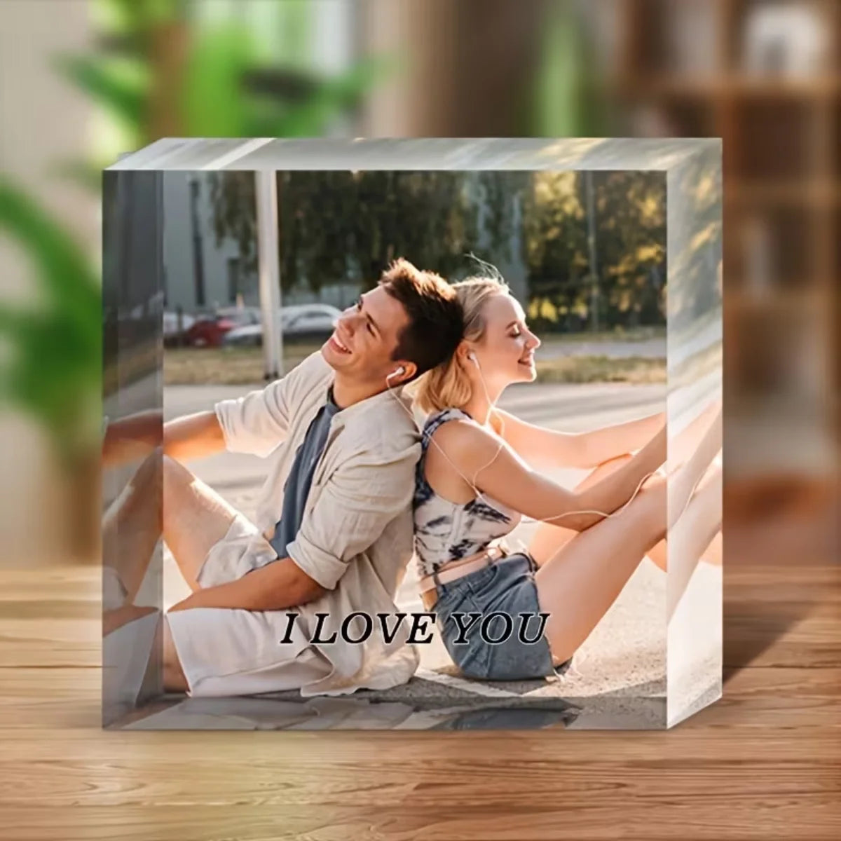 Plaque Photo Personnalisée en Acrylique – Souvenir de Naissance