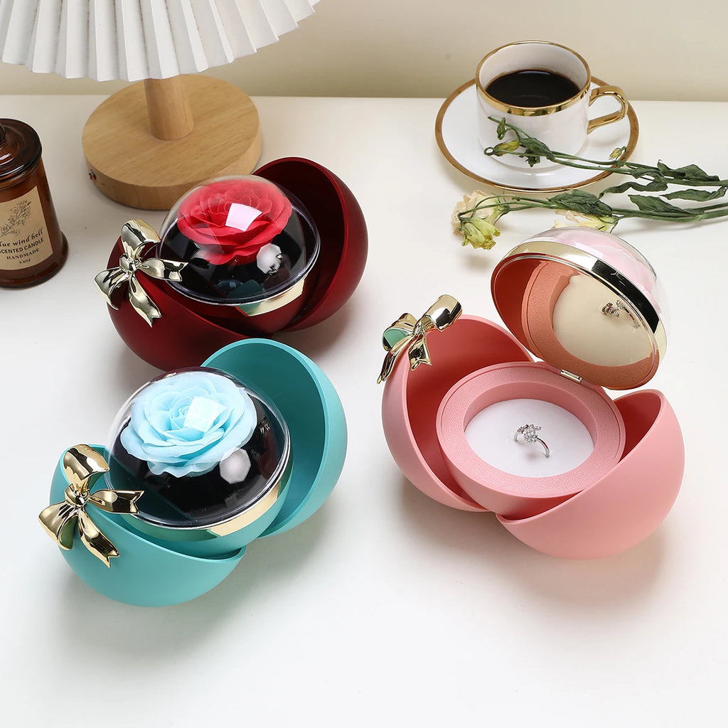 Coffret Rose Éternelle pour Bijou – Lueur de Grâce