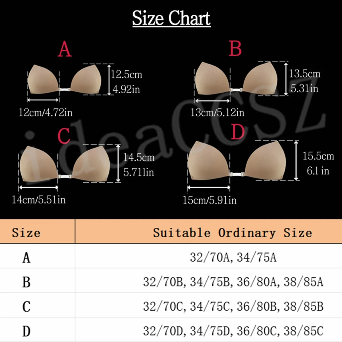 Soutien-gorge Adhésif Invisible – Robe Dos Nu & Décolleté Plongeant