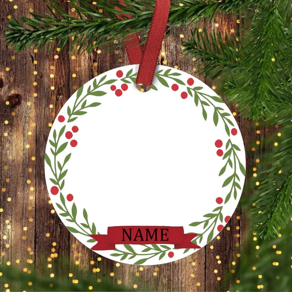 Boule de Noël Premier Noël de Bébé – Photo & Prénom Personnalisés