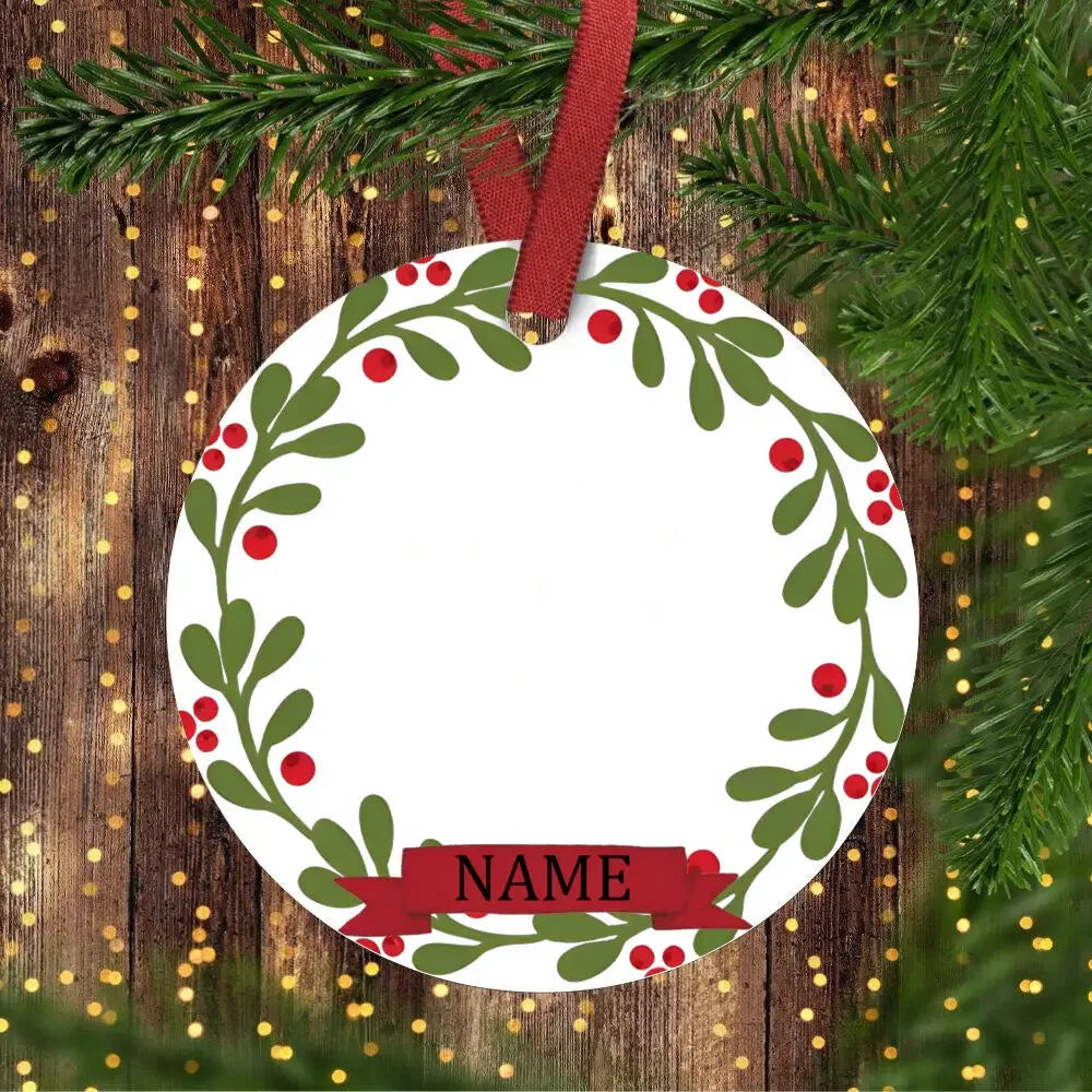 Boule de Noël Premier Noël de Bébé – Photo & Prénom Personnalisés